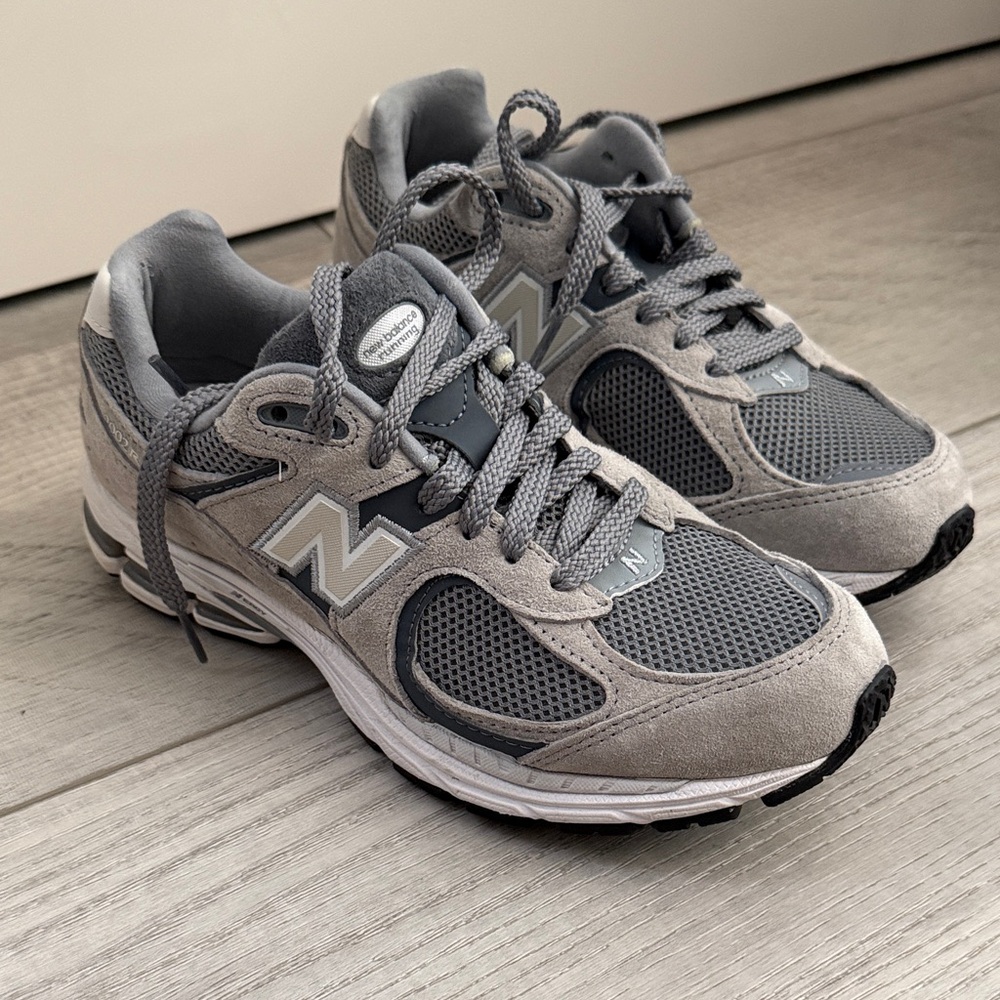 New Balance Charcoal and Light Gray Running Shoes 2002R